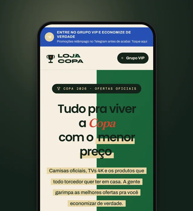vitrine do projeto lojadacopa